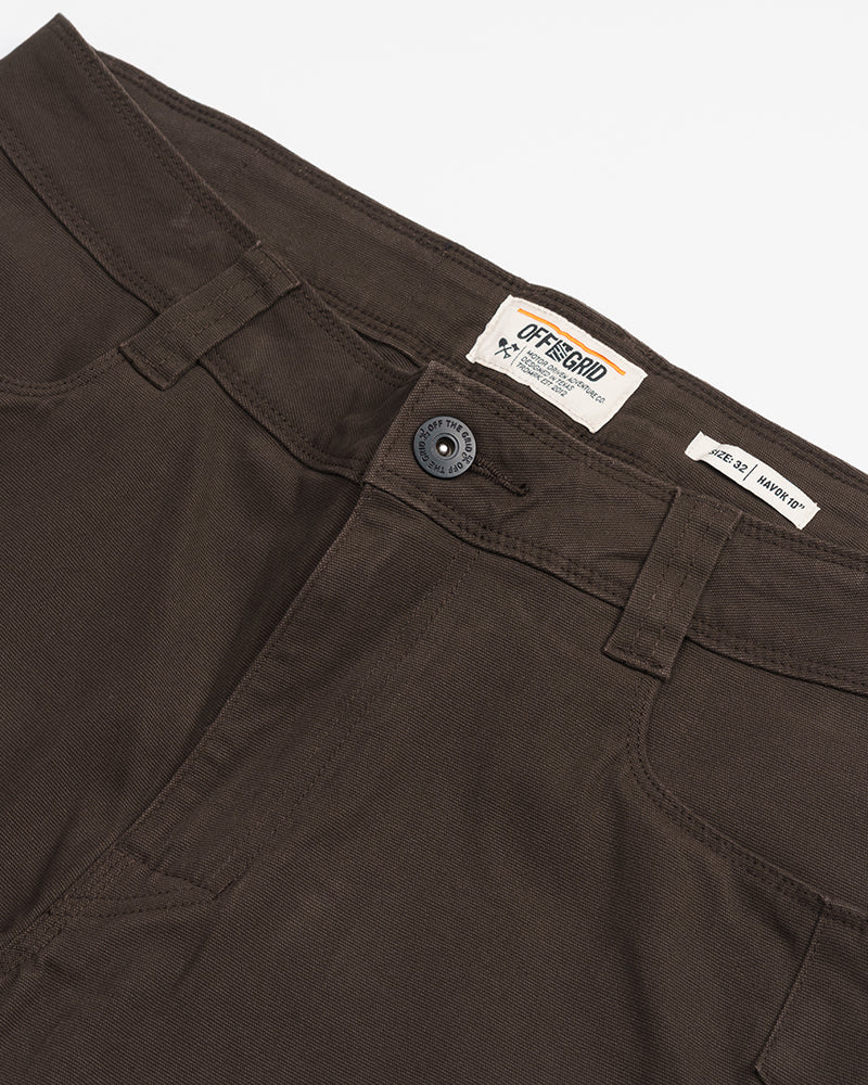 Havok Shorts 10" - Dark Brown