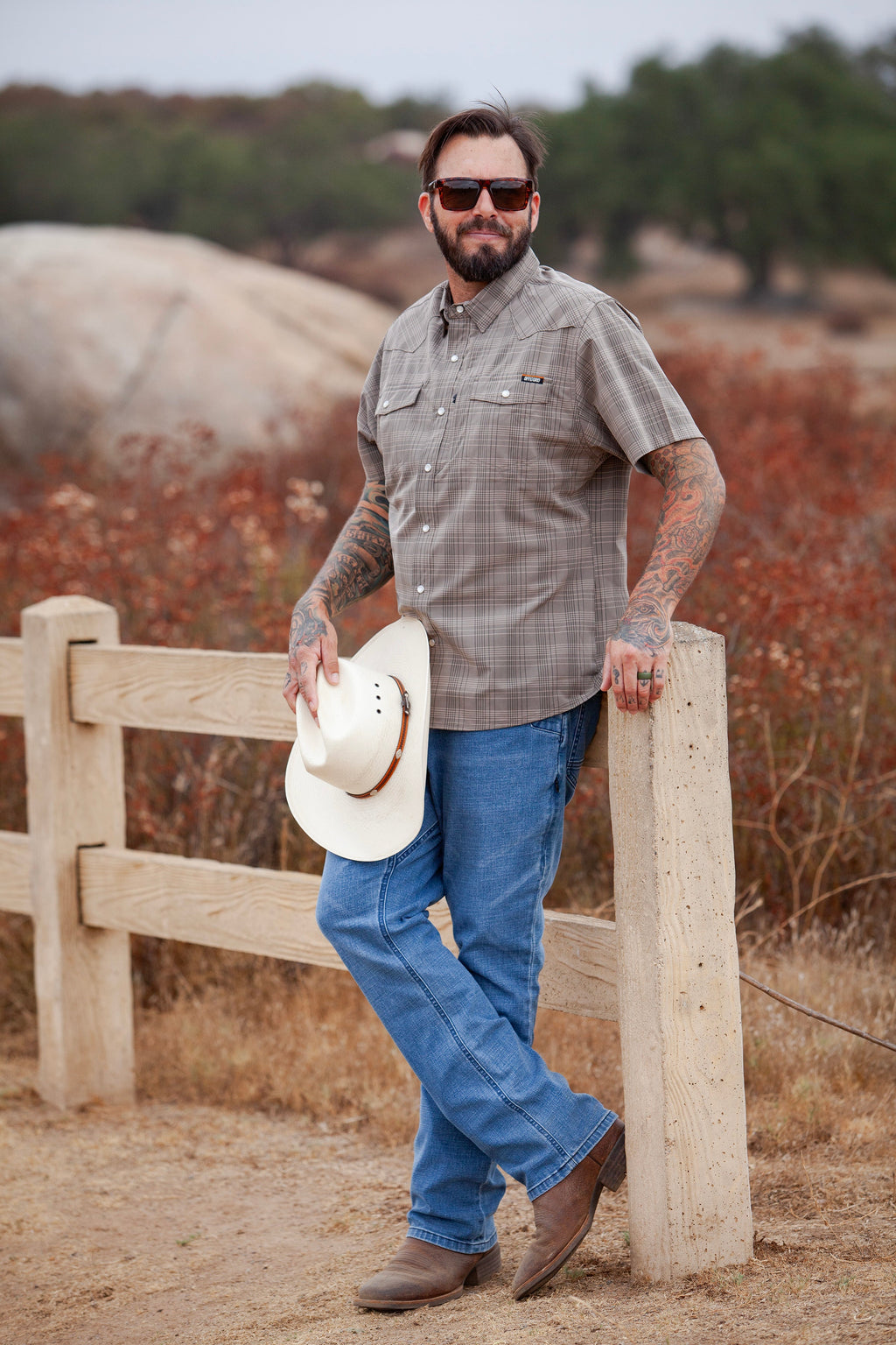 Deke SS Shirt - Beluga Brown