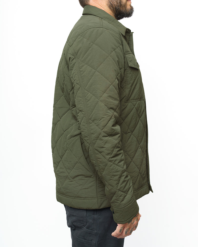 Ignite Quilted Jacket - Dark Olive