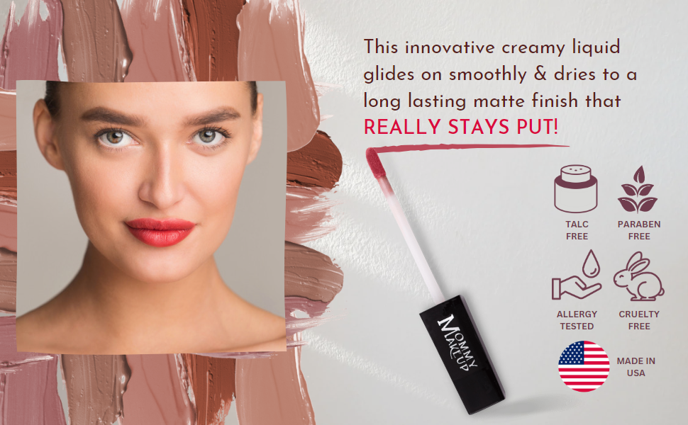 Bridget Stay Put Matte Lip Cream | Stunning Kiss-Proof Lipstick