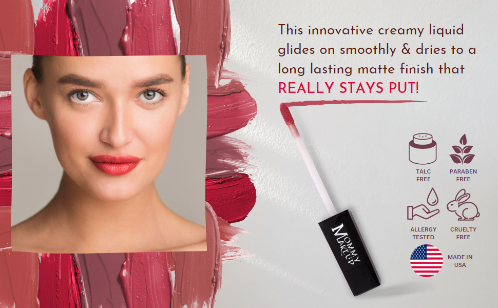 Harlow Stay Put Matte Lip Cream | Stunning Kiss-Proof Lipstick