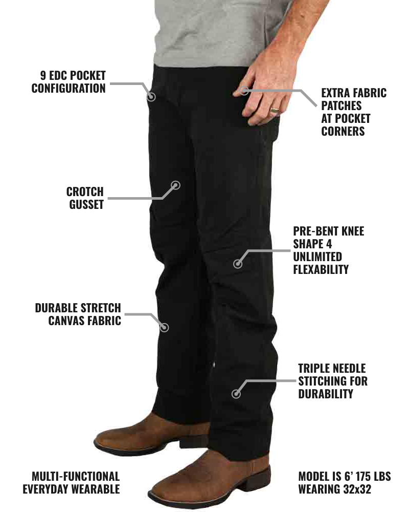 Trailblazer Standard Fit Pants - BLK