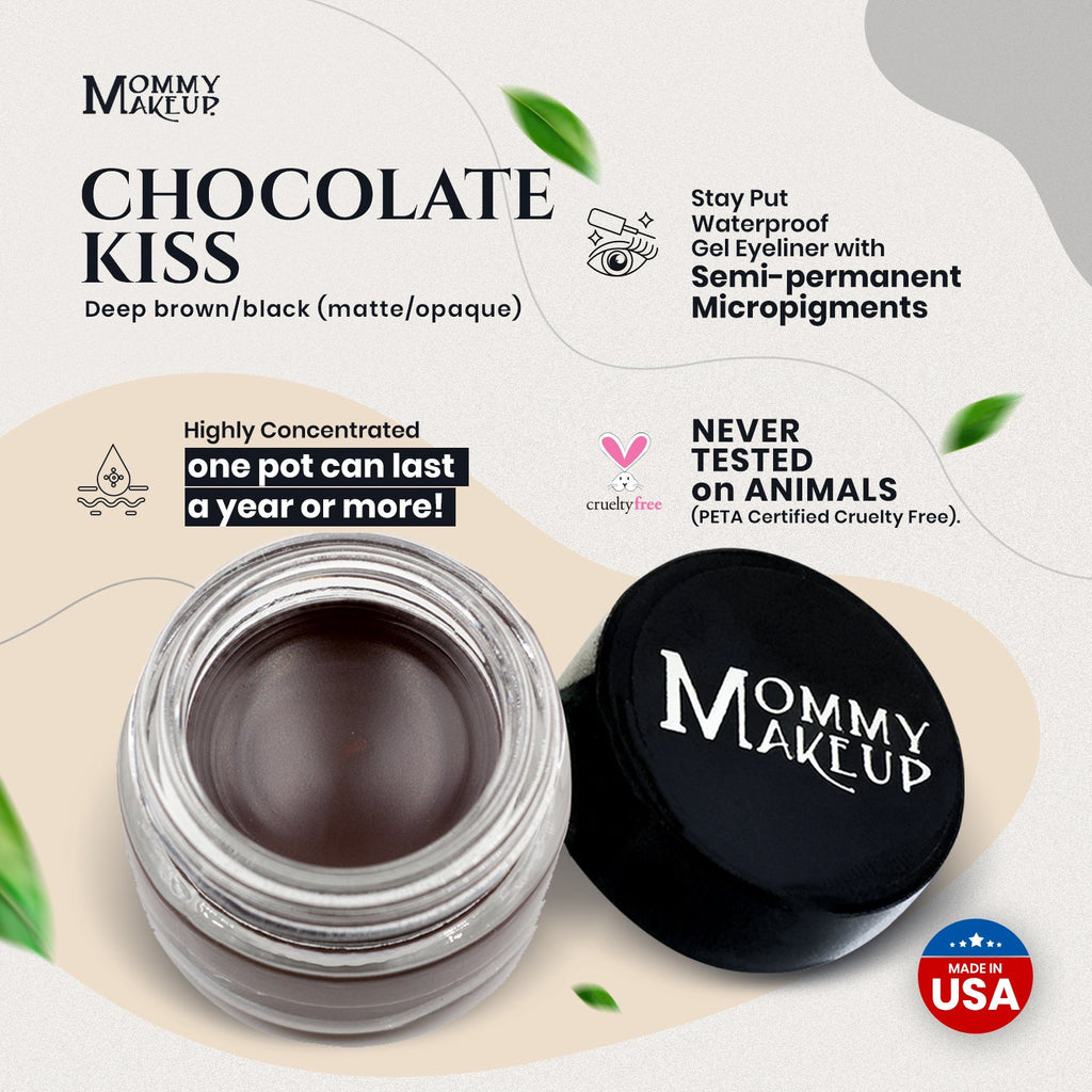 Chocolate Kiss Stay Put Waterproof Gel Eyeliner w/ Micropigments