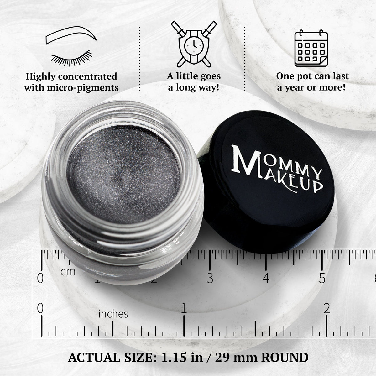 Steel Magnolia Stay Put Waterproof Gel Eyeliner w/ Micropigments