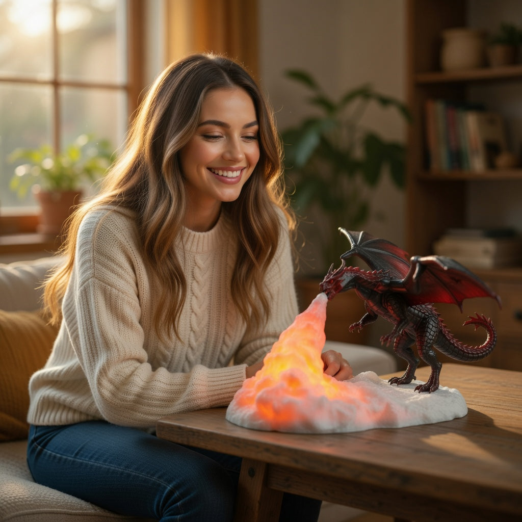 Fire Dragon 3D Night Light