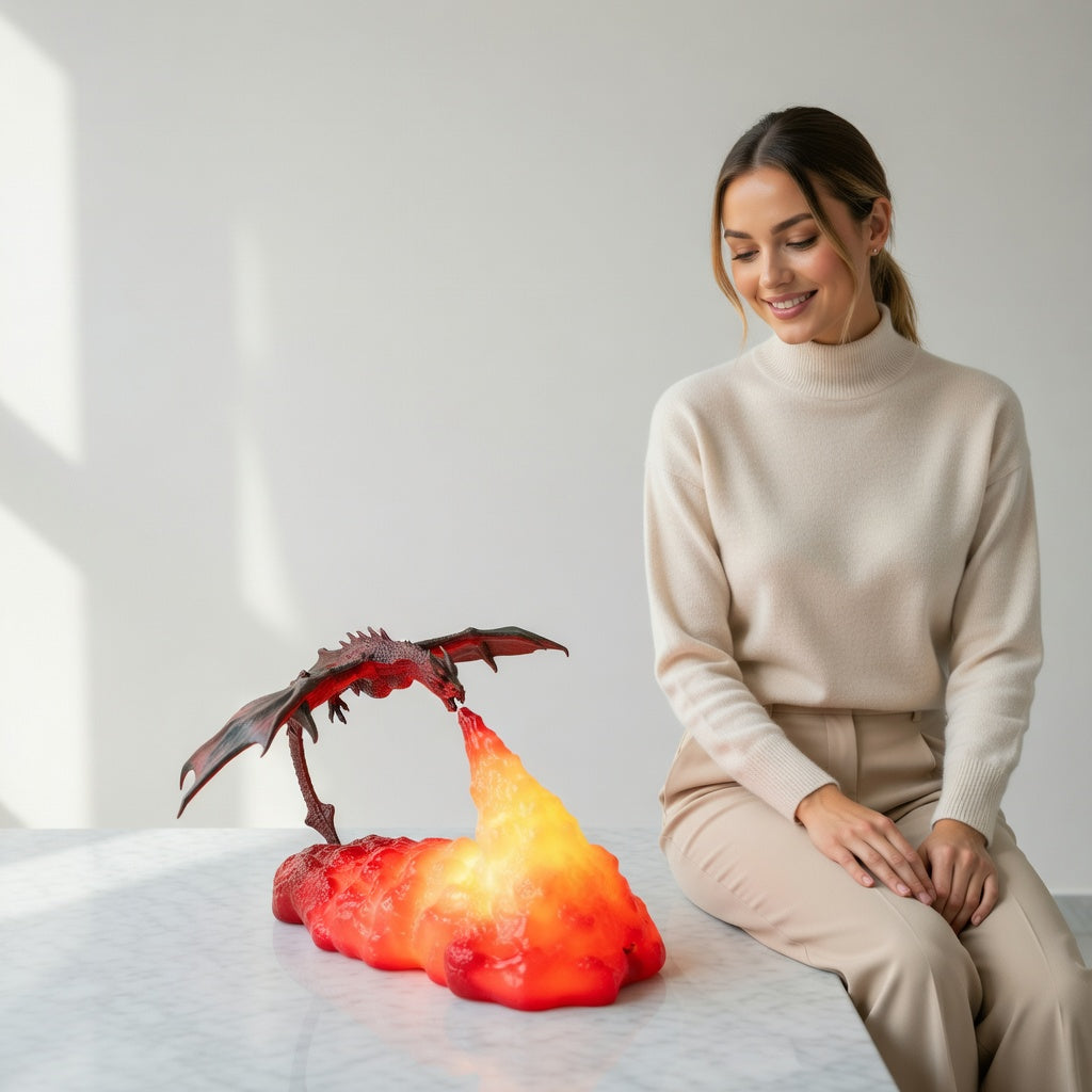Fire Dragon 3D Night Light
